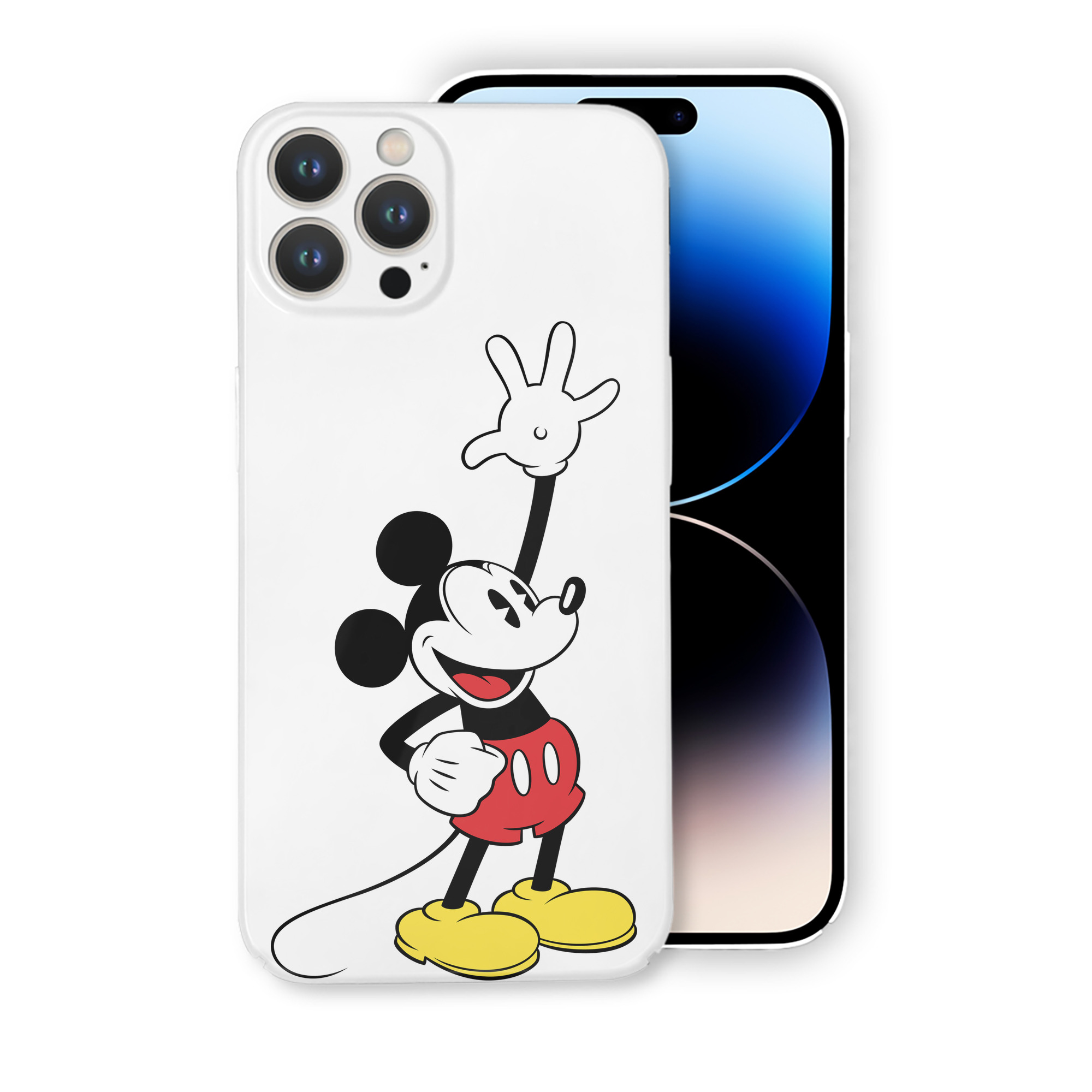 （画像用） ミッキーマウス Mickey Mouse 【iPhone 14シリーズ対応】ハードケース